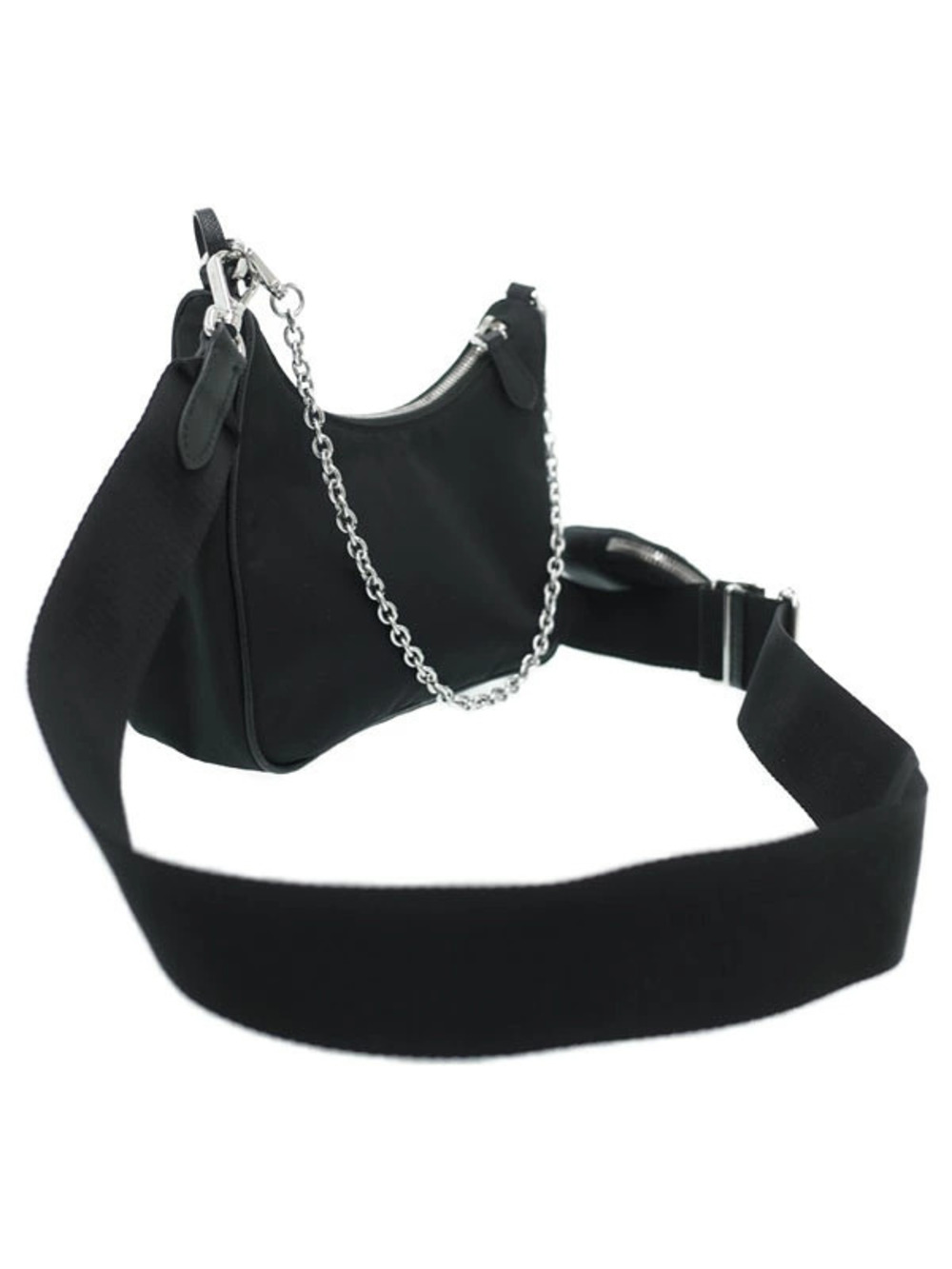 Prada ReEdition Chain Bag ReNylon 2005 Black